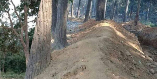 दशगजा मिचेर बनाइयो भारतीय पूलिस चौकी