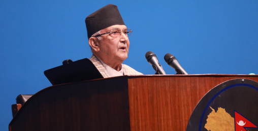 शान्तिपूर्ण र भयरहित वातावरणमा निर्वाचन सम्पन्न नभएको ओलीको आरोप
