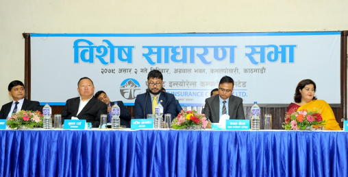 एभरेष्ट इन्स्योरेन्सको साधारण सभा सम्पन्न, हिमालयन जनरल इन्स्योरेन्ससंग मर्ज गर्ने प्रस्ताव पारित