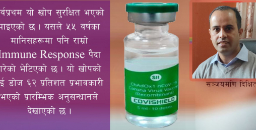 नेपालमा कोरोना विरुद्ध प्रयोग हुन सक्ने खोप  COVISHIED  का बारेमा के थाहा छ ?