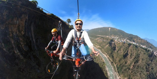 द क्लिफमा विश्वकै अग्लो र लामो व्यवसायीक स्काइ साइक्लिङ शुरु