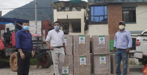 बतास फाउन्डेसनद्धारा दमौली अस्पताललाई १० थान अक्सिजन कन्सन्ट्रेटर सहयोग