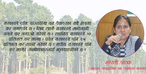 ‘सामुदायिक वनलाई आम्दानीको स्रोत बनाउन सरकारको नीतिले समस्या पार्‍यो’