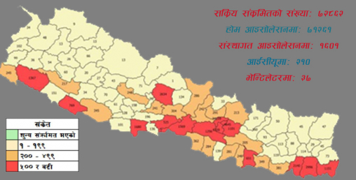 कोरोना संक्रमित अस्पतालमा भन्दा होम आइसोलेसनमा धेरै, भएन निगरानी