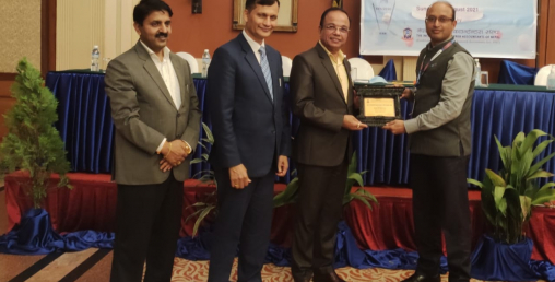 नेपाल एसबिआई बैंकद्वारा बेस्ट प्रेजेन्टेड अन्युअल रिपार्ट २०२० प्राप्त