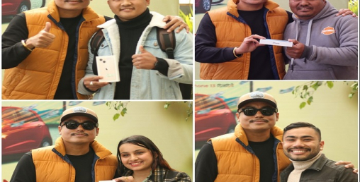 फोनपेको ‘झट्ट ट्रान्सफर, चट्ट कार’ योजनाका ३० जनालाई आइफोन १३ हस्तान्तरण