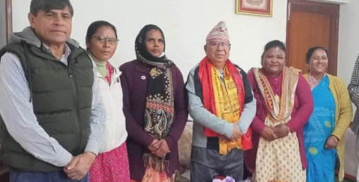एमाले छोडेका भुसाल नेकपा एसमा जाँदैछन् ? माधव नेपाललाई भेटेपछिको चर्चा
