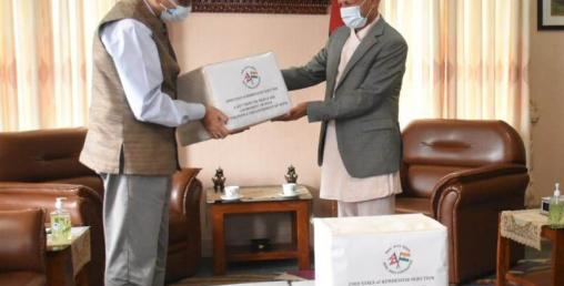 भारतद्वारा नेपाललाई २ हजार रेमडेसिभिर उपहारस्वरुप प्रदान