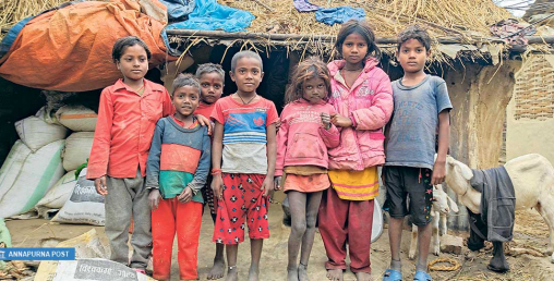 चरम गरिबीका कारण मुसहर बालबालिकाले पढ्न पाएनन्
