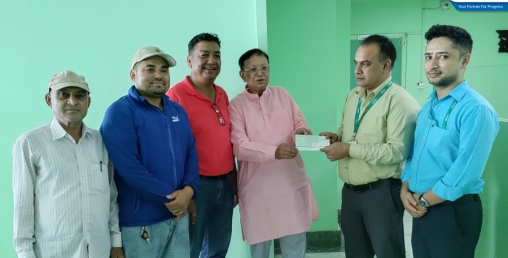 सिटिजन्स बैंकद्वारा ज्येष्ठ नागरिक क्लब भवन बनाउन आर्थिक सहयोग प्रदान