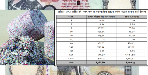 राष्ट्र बैंकमा एकै वर्ष ६० अर्बको ब्रिकेट !