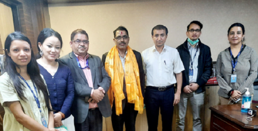 सिडिएससीको नवनियुक्त प्रमुख कार्यकारी अधिकृत आचार्यद्वारा पदभार ग्रहण