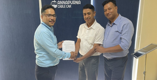 माछापुच्छ्रे बैंकका ग्राहकले अन्नपुर्ण केबुलकार चढ्दा १० प्रतिशत छुट पाउने
