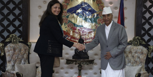 प्रधानमन्त्री देउवासँग अमेरिकी उपविदेशमन्त्रीको शिष्टाचार भेट