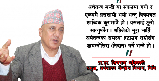 ‘अर्थतन्त्रमा क्युमुलटीभ इफेक्ट छ, निजी क्षेत्रले कर्जा दुरुपयोग गर्दा समस्या गहिरियो’