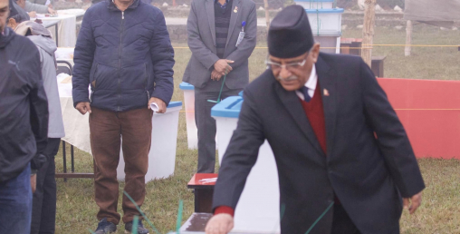 गोरखा–२ मा प्रचण्ड र प्रतिस्पर्धीको यस्तो छ पछिल्लो अवस्था