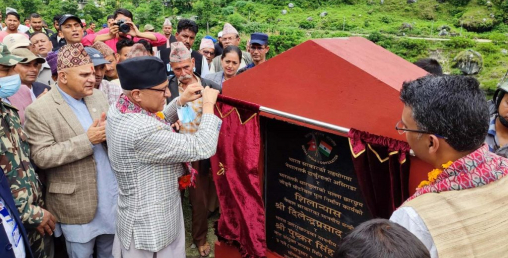 दार्चुलामा नेपाल–भारत जोड्ने मोटरेबल पुलको शिलान्यास