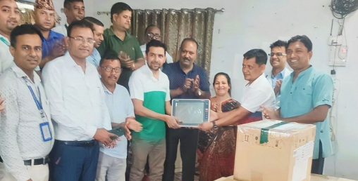 सिटिजन्स बैंकद्वारा अस्पताल र क्याम्पसलाई सहयोग