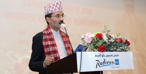 एनआरएनएमा पुनः निर्वाचन गर्न माग