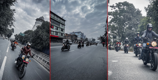 रोयल इन्फिल्डको ‘हन्टर ब्रेकफास्ट राइड’ सम्पन्न