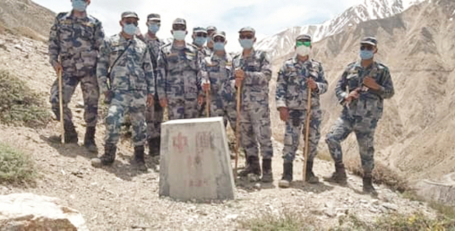 चीन तर्फका सीमा पहिचान, हिल्सामा सुरक्षा चौकी