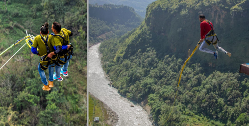 दशैंमा पनि खुल्लै छ एड्भेन्चर हब द क्लिफ, स्वीङ र टेण्डम  स्वीङ गर्नेलाई छुट