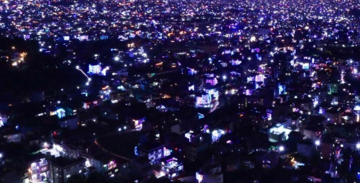 लक्ष्मी पूजाको साँझ १३०५ मेगावाट विद्युत खपत