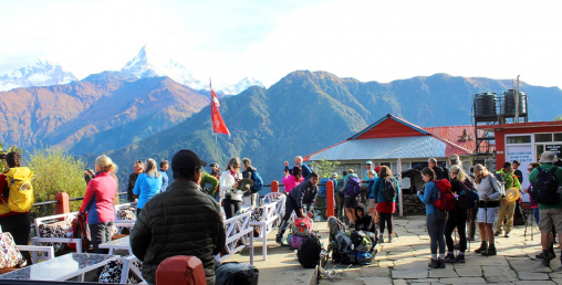 अन्नपूर्ण क्षेत्रमा ओइरिए पर्यटक