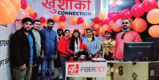डिशहोम फाईबरनेट सह वितरकको सोरुम धनगढीमा