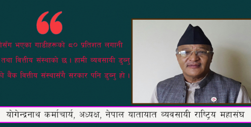 ‘अब हामी किस्ता तिर्न सक्दैनौँ, बैंकहरु डुब्छन्’