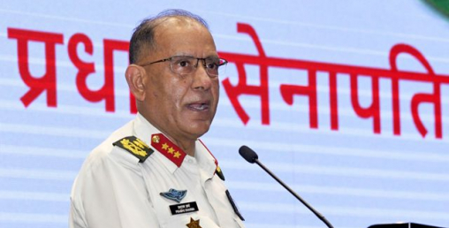 प्रधानसेनापति शर्मा चीन प्रस्थान