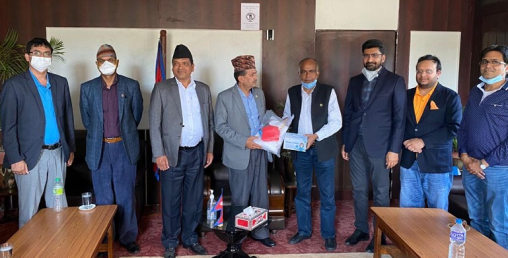 परिसंघद्धारा पीपीई सामग्री हस्तान्तरण