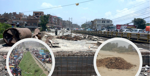 पप्पु कन्स्ट्रक्सनले बागमति खोला पुल अलपत्रै छाड्यो, कन्टेक प्रा.लि पनि उस्तै