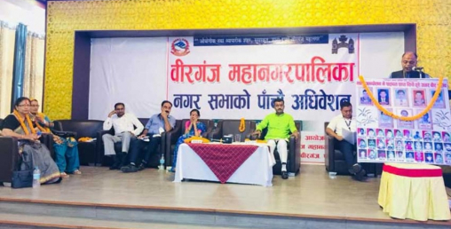 वीरगन्ज महानगरद्वारा ४ अर्ब ४८ करोडको बजेट सार्वजनिक