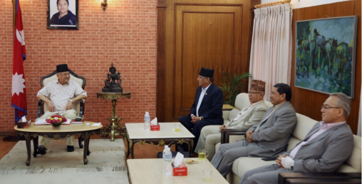 ओली नहुँदा सचिवालय बैठक प्रचण्डले संचालन गर्ने
