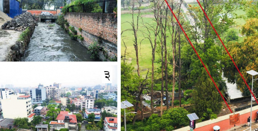 मध्यसहरबाट टुकुचा खोलै गायब, नारायणहिटीभित्र खोला छ बाहिर हरायो
