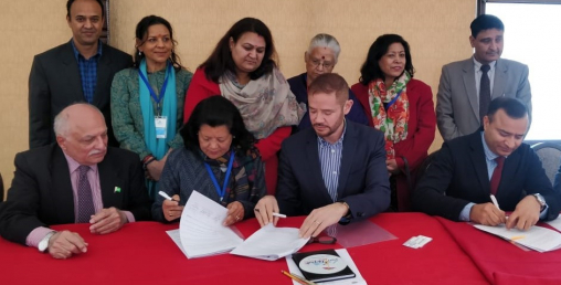 ग्लोबल आइएमई बैंक, एफवीन र आइएलओबीच वित्तीय पहुँचसम्बन्धी सम्झौता