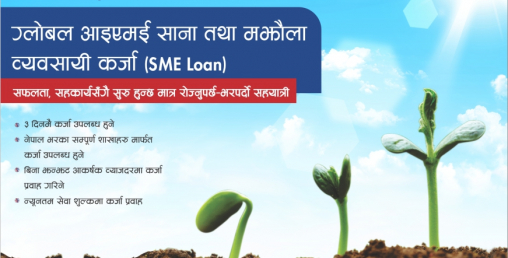 ग्लोबल बैंकबाट साना तथा मझौला व्यवसायी कर्जा लिन तीन दिनभन्दा बढी नलाग्ने