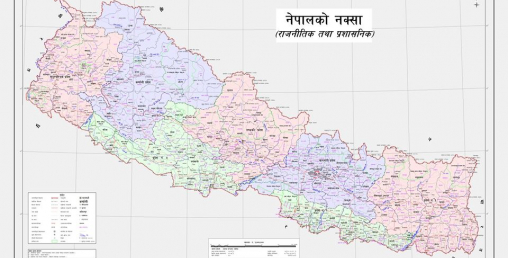 नेपालको नयाँ नक्सा सार्वजनिक, भूभाग ३ सय ३५ वर्ग किलोमिटर बढ्यो