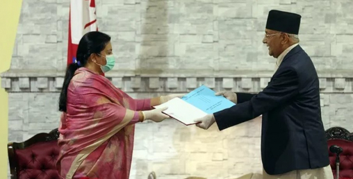 प्रधानमन्त्री ओलीद्वारा सुरक्षा परिषद्को प्रतिवेदन राष्ट्रपतिलाई बुझाए
