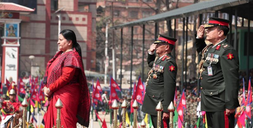 महाशिवरात्रि तथा सेना दिवस–टुँडिखेलमा बढाइँ : समारोहमा राष्ट्रपति सरिक