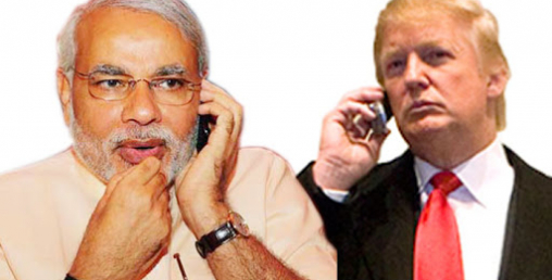 ट्रम्प र मोदीबीच फोनवार्ता
