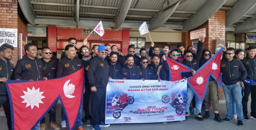 टिभिएस अपाचे रेस ट्रयाक एक्सपिरियन्सका लागि विजेताहरु चेन्नाई हिँडे