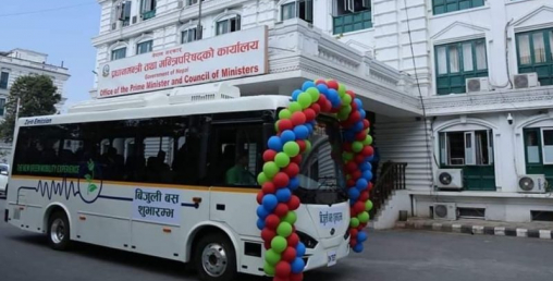 दशैंमा विद्युतीय बसमा गुड्न नपाइने