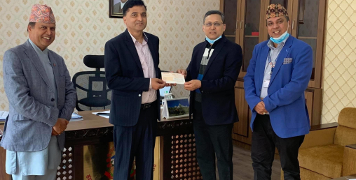 हिमालय एयरलाइन्सद्धारा कोभिड कोषमा  एक करोड सहयोग
