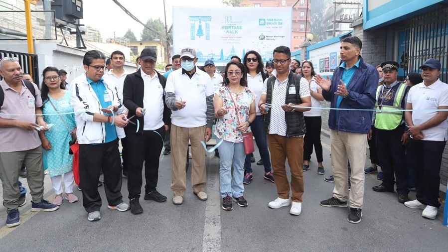 एनएमबि बैंकको हेरिटेज वाक सम्पन्न