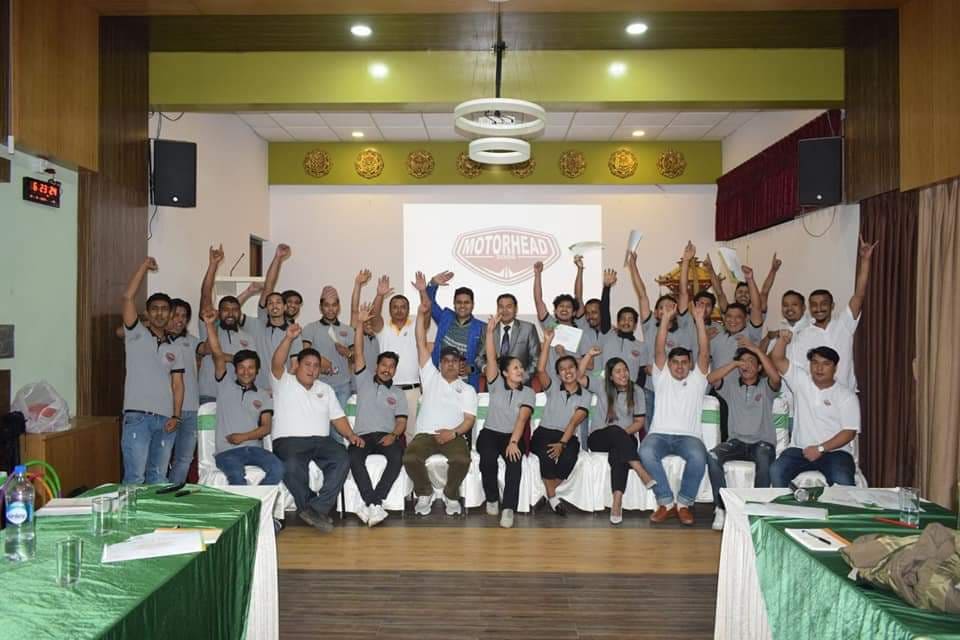मोटरहेड ब्राण्ड बाइकका कर्मचारीलाई तालिम