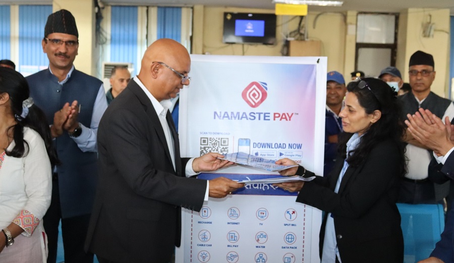 अब ‘नमस्ते पे’ को क्युआरमार्फत विभिन्न सेवाको भुक्तानी गर्न सकिने