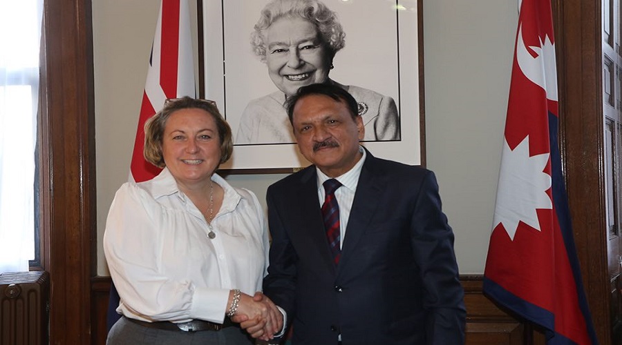 लगानी भित्र्याउन विषयमा अर्थमन्त्री र परराष्ट्र राज्यमन्त्री आनमेरीबिच भेटवार्ता