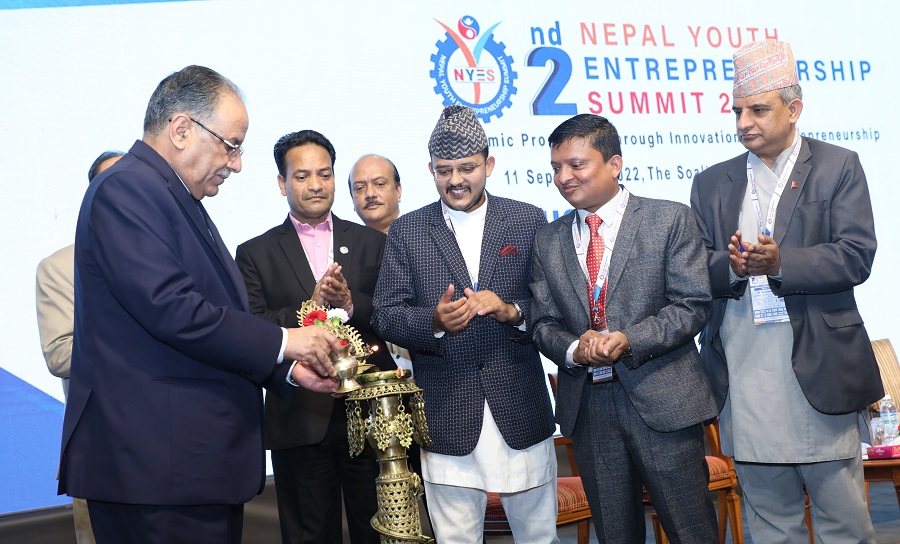 नौ बुँदे घोषणा पत्र जारी गदैं नेपाल युवा उद्ममशीलता सिखर सम्मेलन सम्पन्न